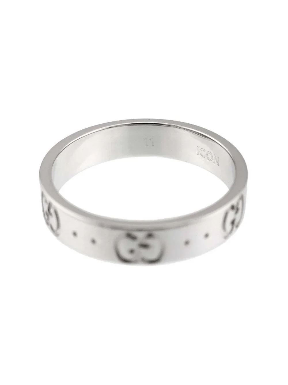 Gucci Icon Ring 18K White Gold